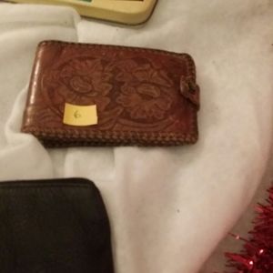 Boys vintage leather wallet